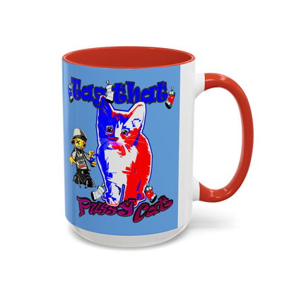 tag that - Accent Mug (light blue)