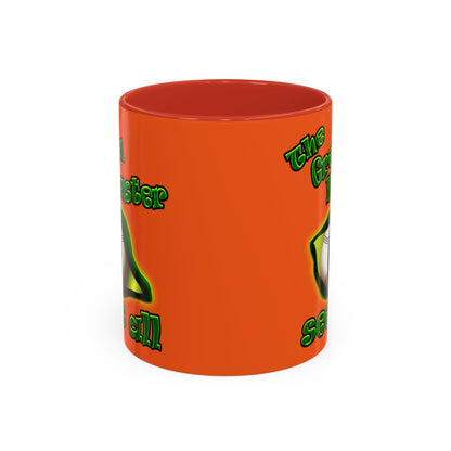 green monster - Accent Mug (orange)