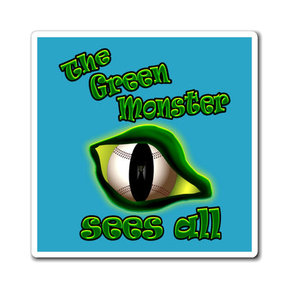 green monster - Magnets - (turquoise)