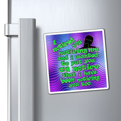 noticed you noticing - Magnets - (purple wave)