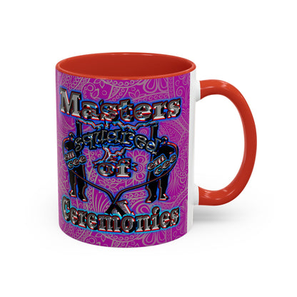em cee squared - Accent Mug (pink swirl)
