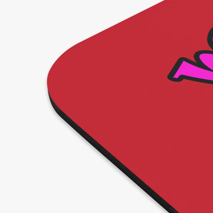 hoes b4 bros - Mouse Pad (Rectangle) (dark red)