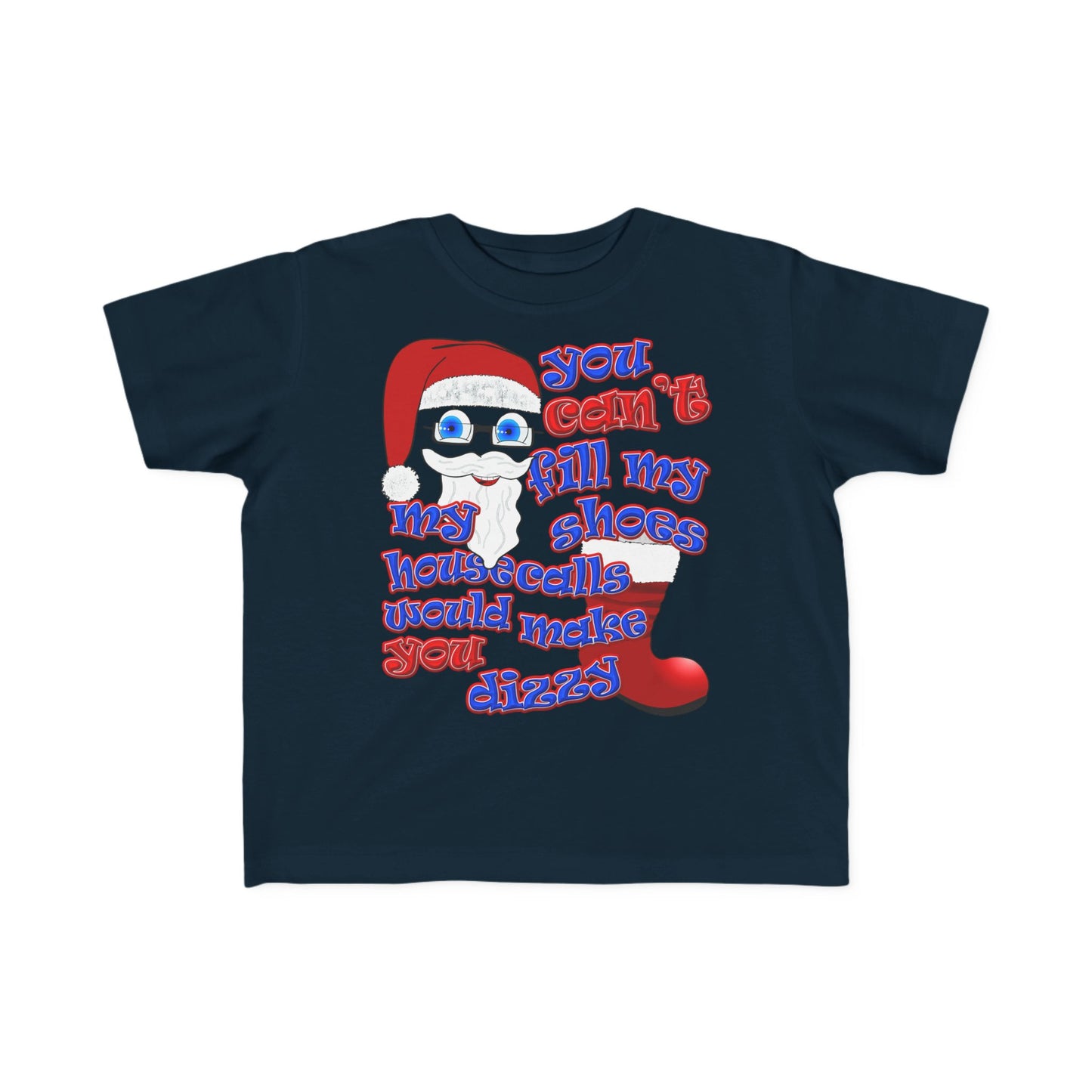 santa's shoes - Toddler's Fine Jersey Tee