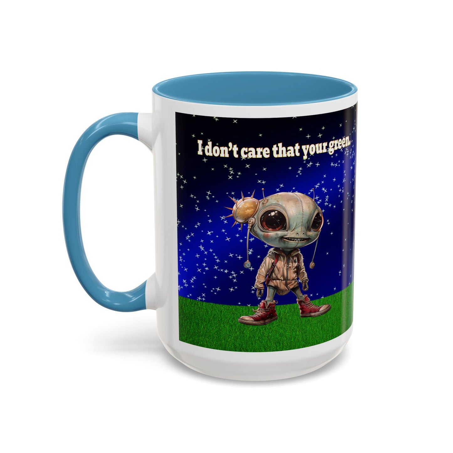 I don't care that your grey - Accent Mug ('snoops' background)