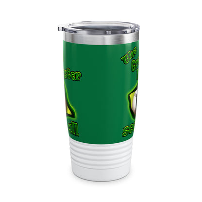 green monster - Ringneck Tumbler, 20oz (dark green)