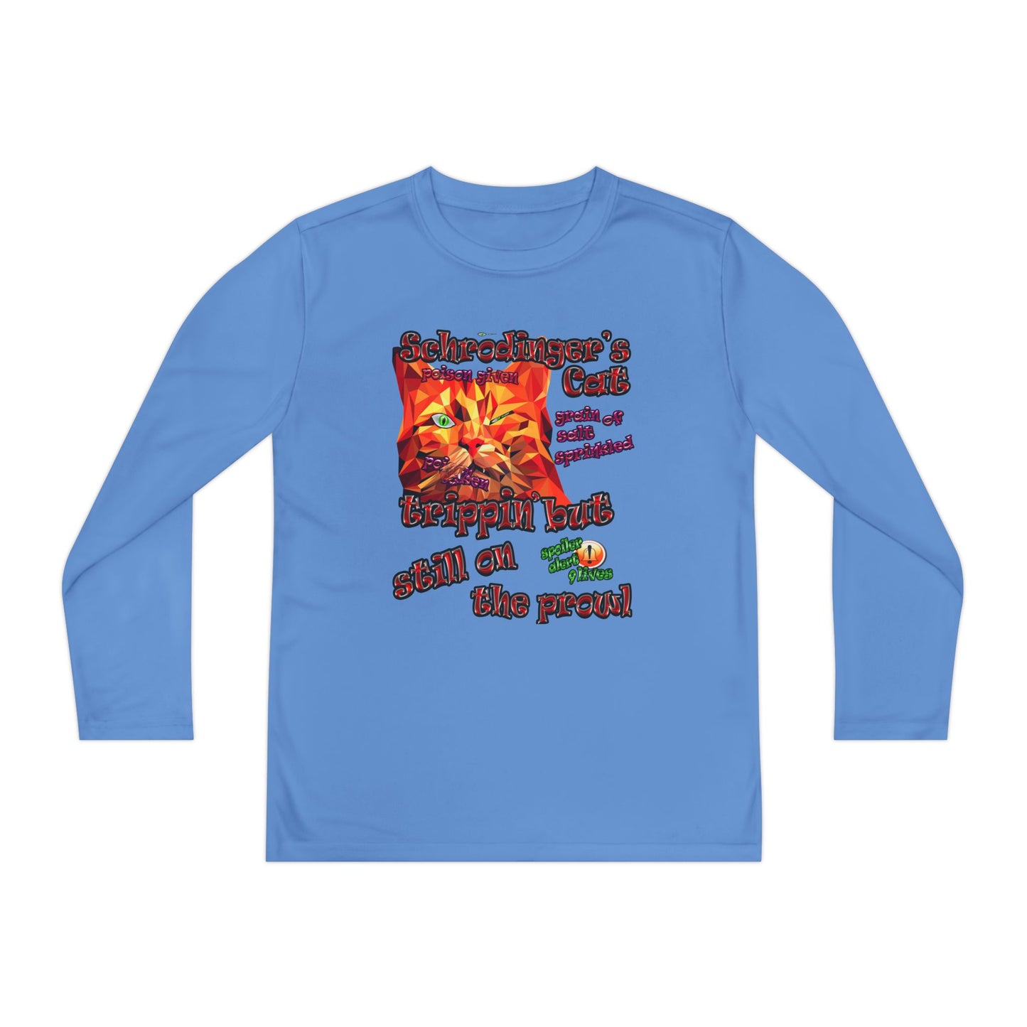 schrodinger's cat - Youth Long Sleeve Competitor Tee