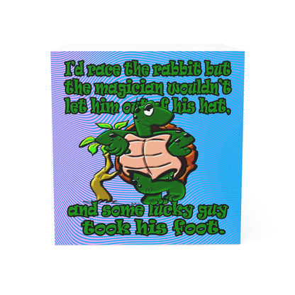 turtle race - note cube (light blue-purple wave)
