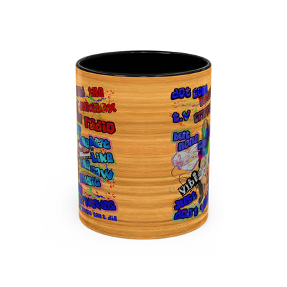 drop the beat - Accent Mug (butterscotch wood finish)