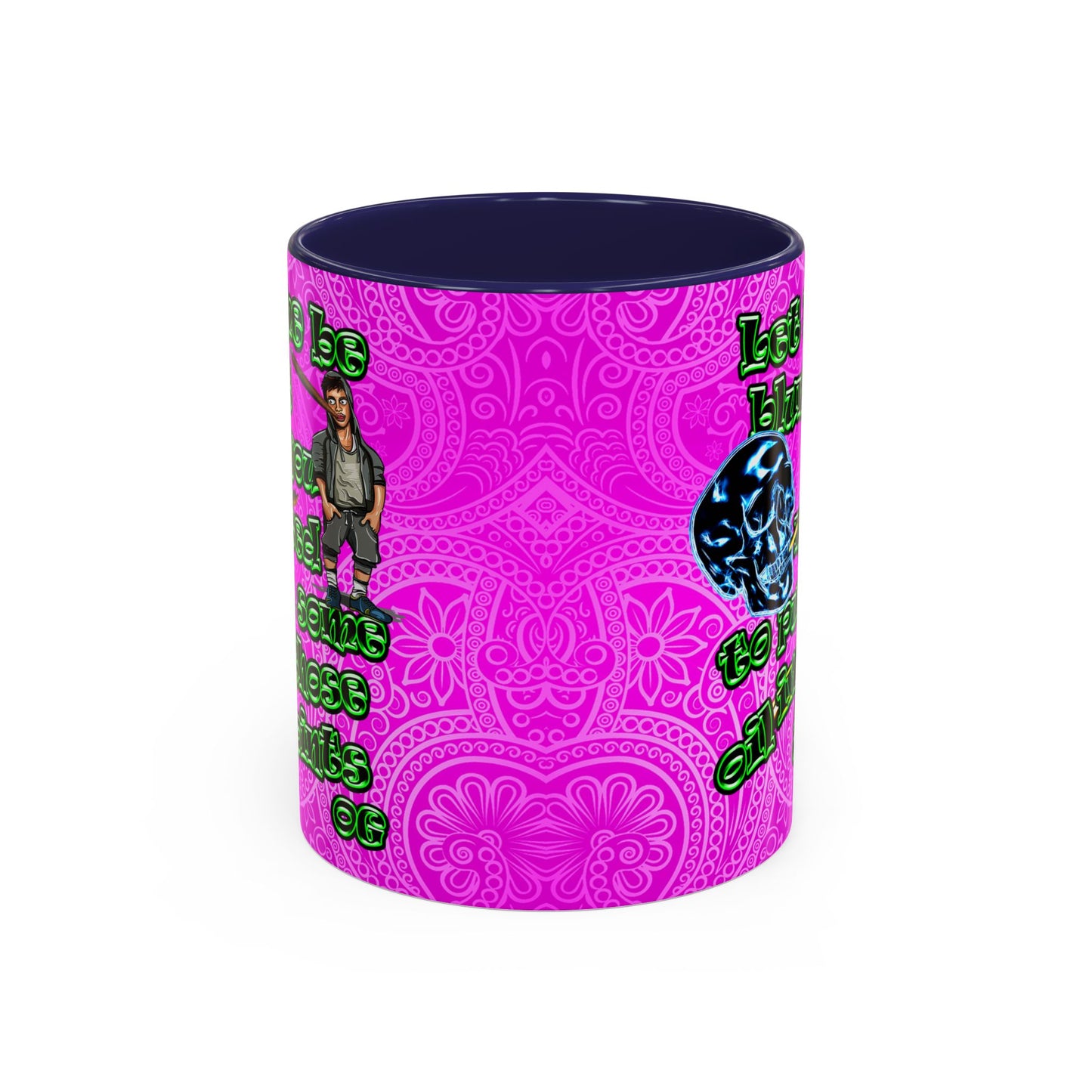 og - Accent Mug (pink swirl)