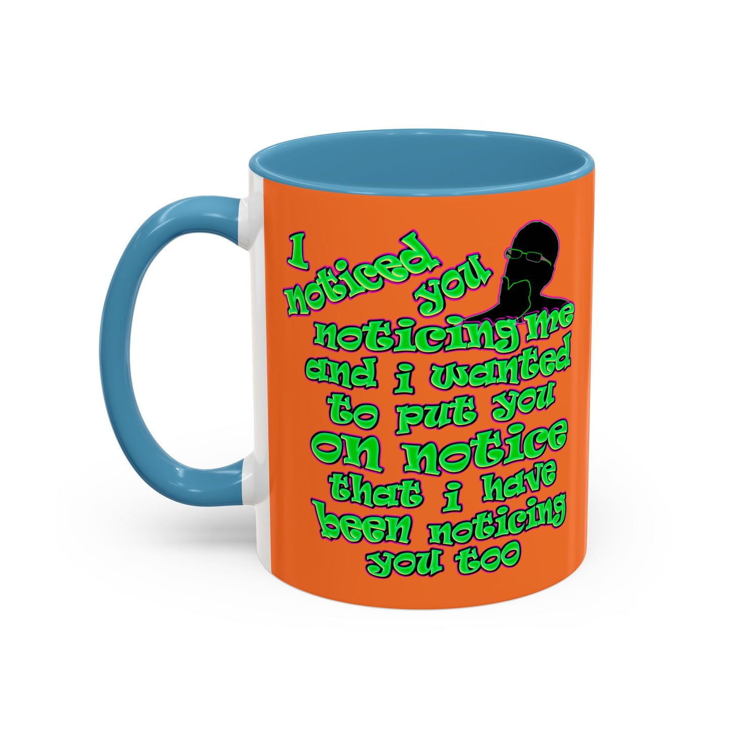 noticed you noticing - Accent Mug (crusta)