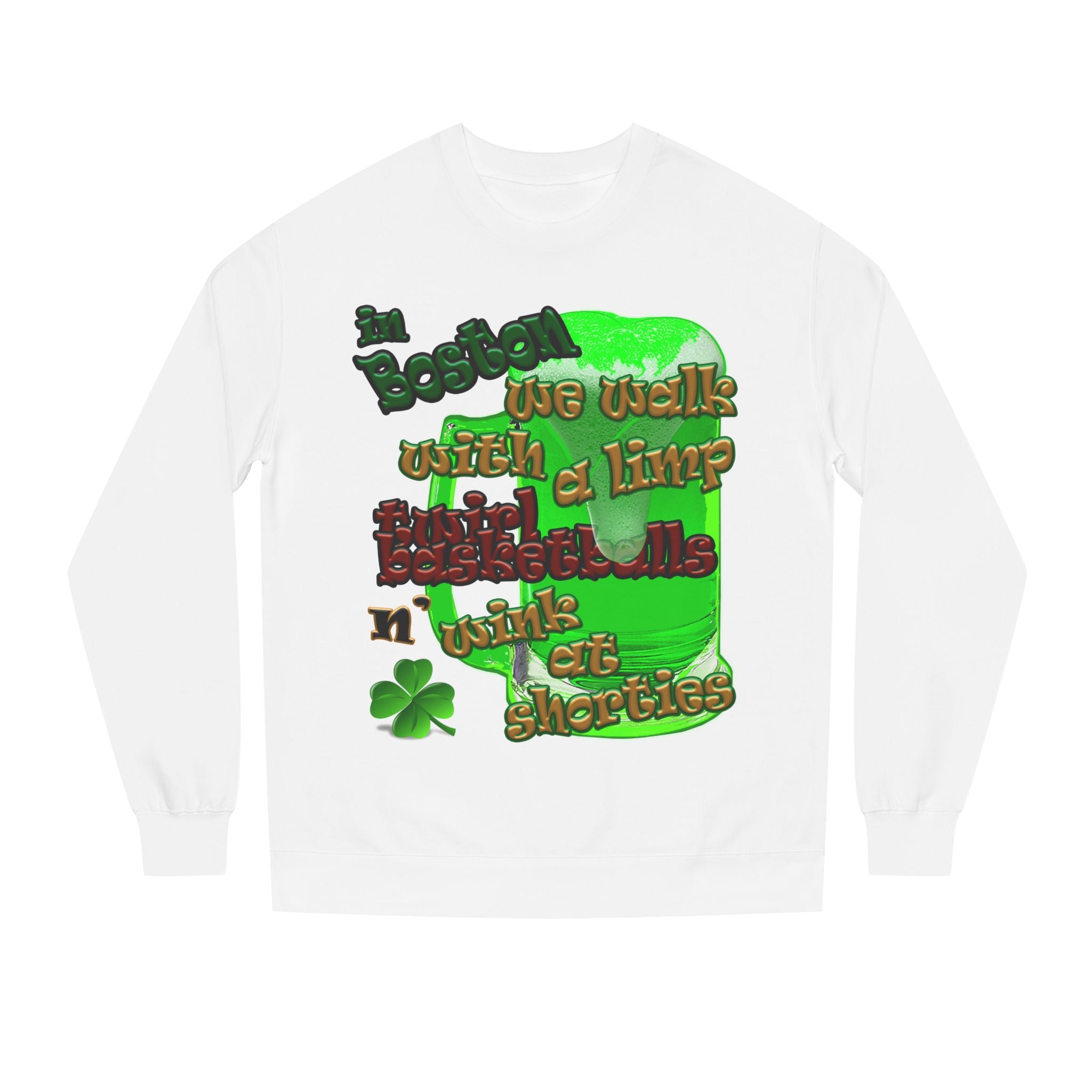 celtics logo - Unisex Crew Neck Sweatshirt