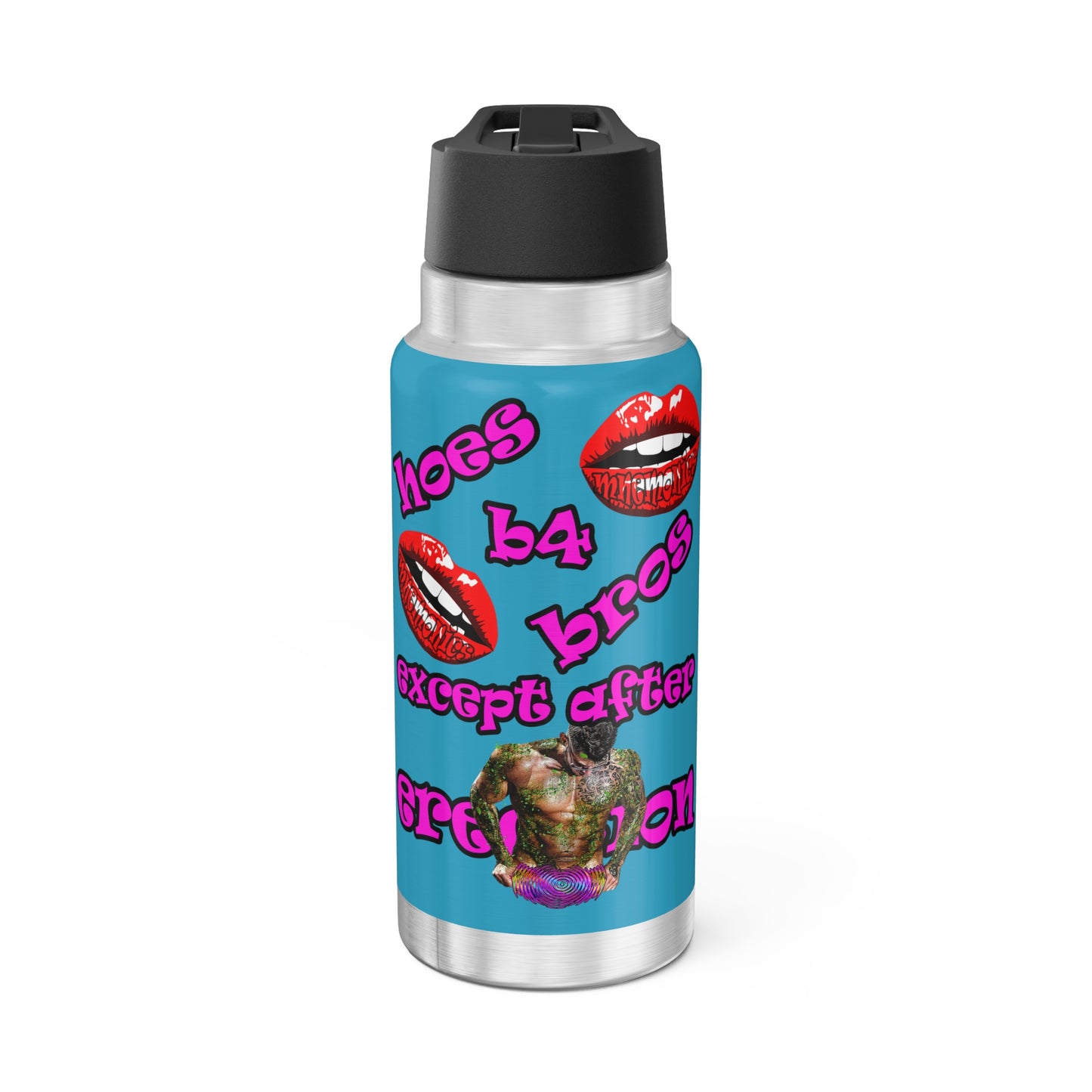 hoes b4 bros - Gator Tumbler, 32oz (turquoise)