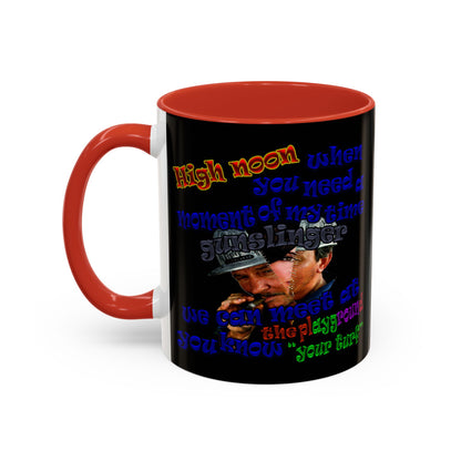 high noon - Accent Mug (black)