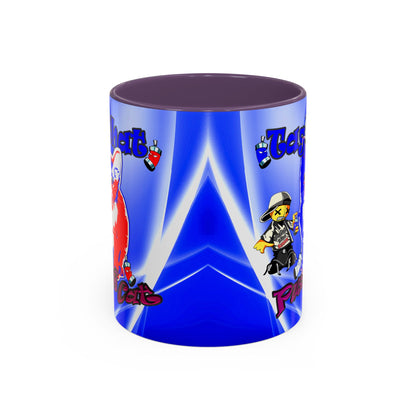 tag that - Accent Mug (blue-white wave)