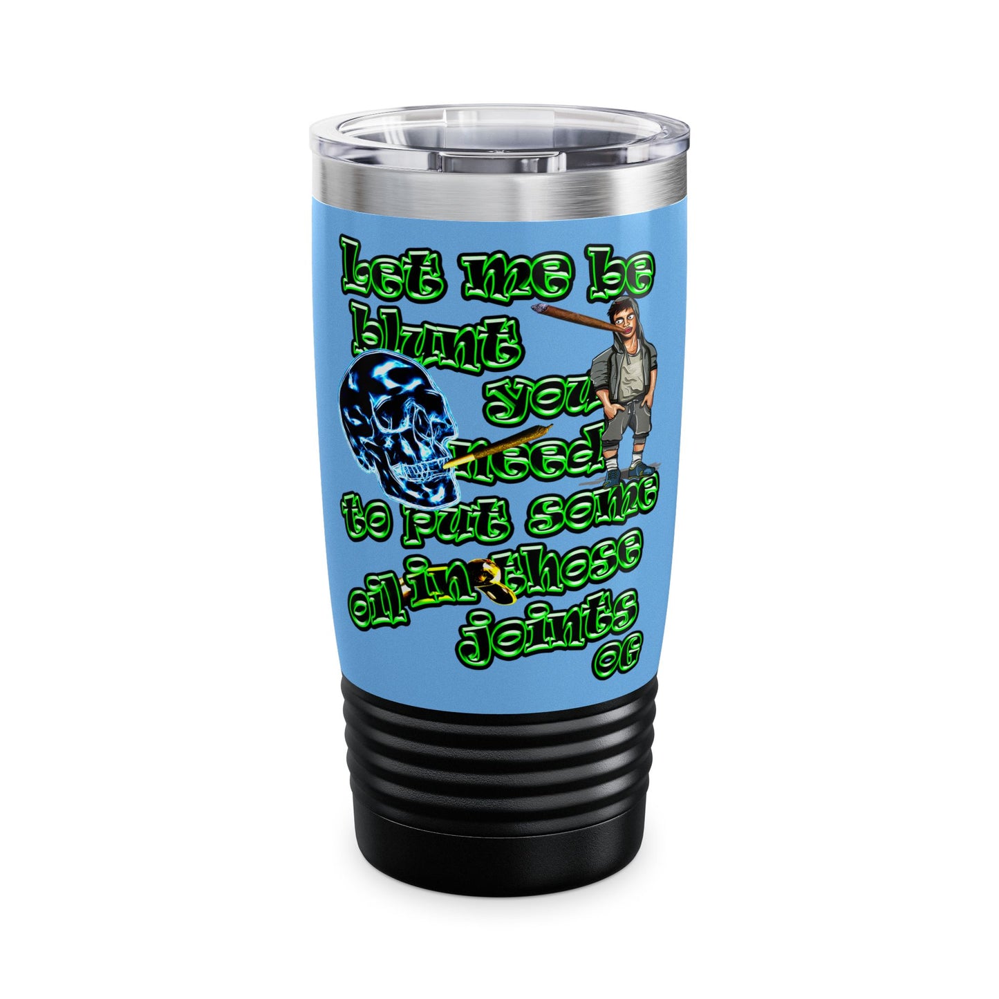 og - Ringneck Tumbler, 20oz (light blue)