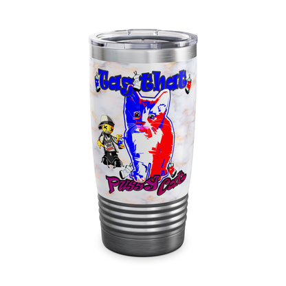 tag that - Ringneck Tumbler, 20oz (white marble)