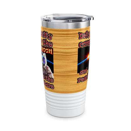 defy conquer reach - Ringneck Tumbler, 20oz (butterscotch wood finish)
