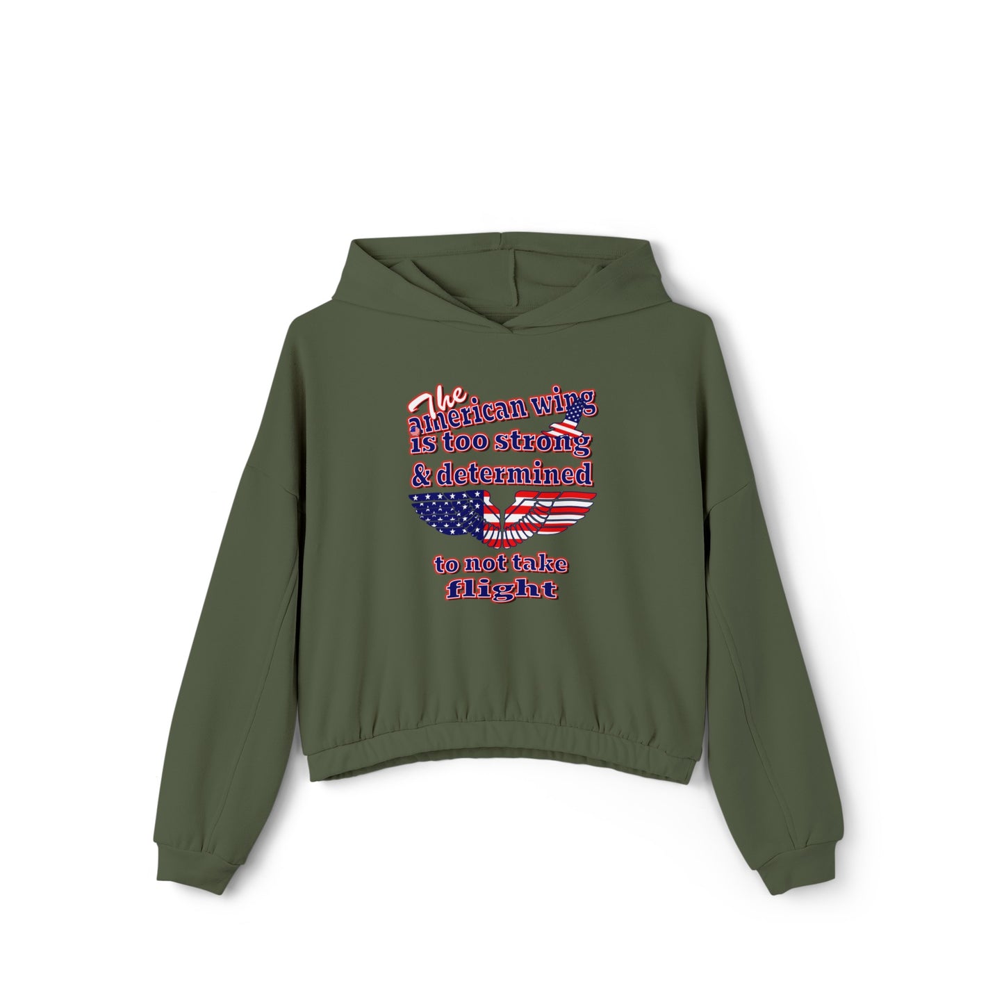 american wing - Women's Cinched Bottom Hoodie