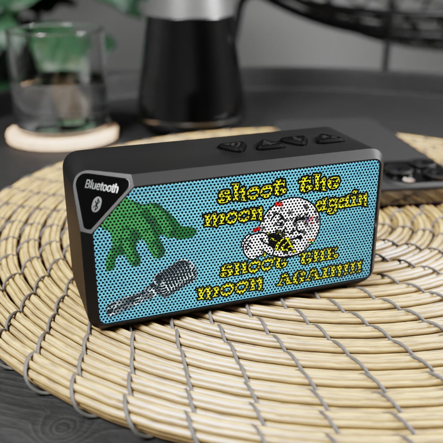 shoot the moon again - Jabba Bluetooth Speaker (faded blue)