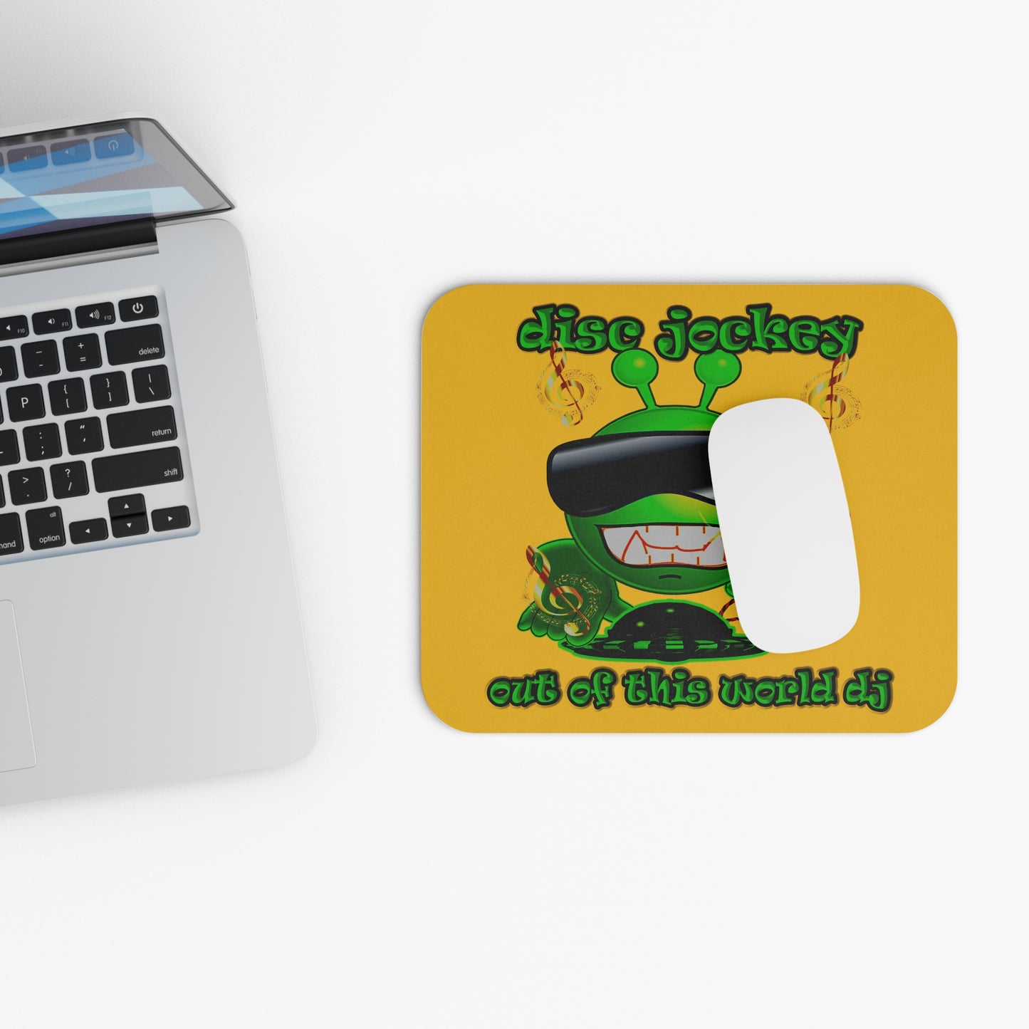 disc jockey - Mouse Pad (Rectangle) (yellow)
