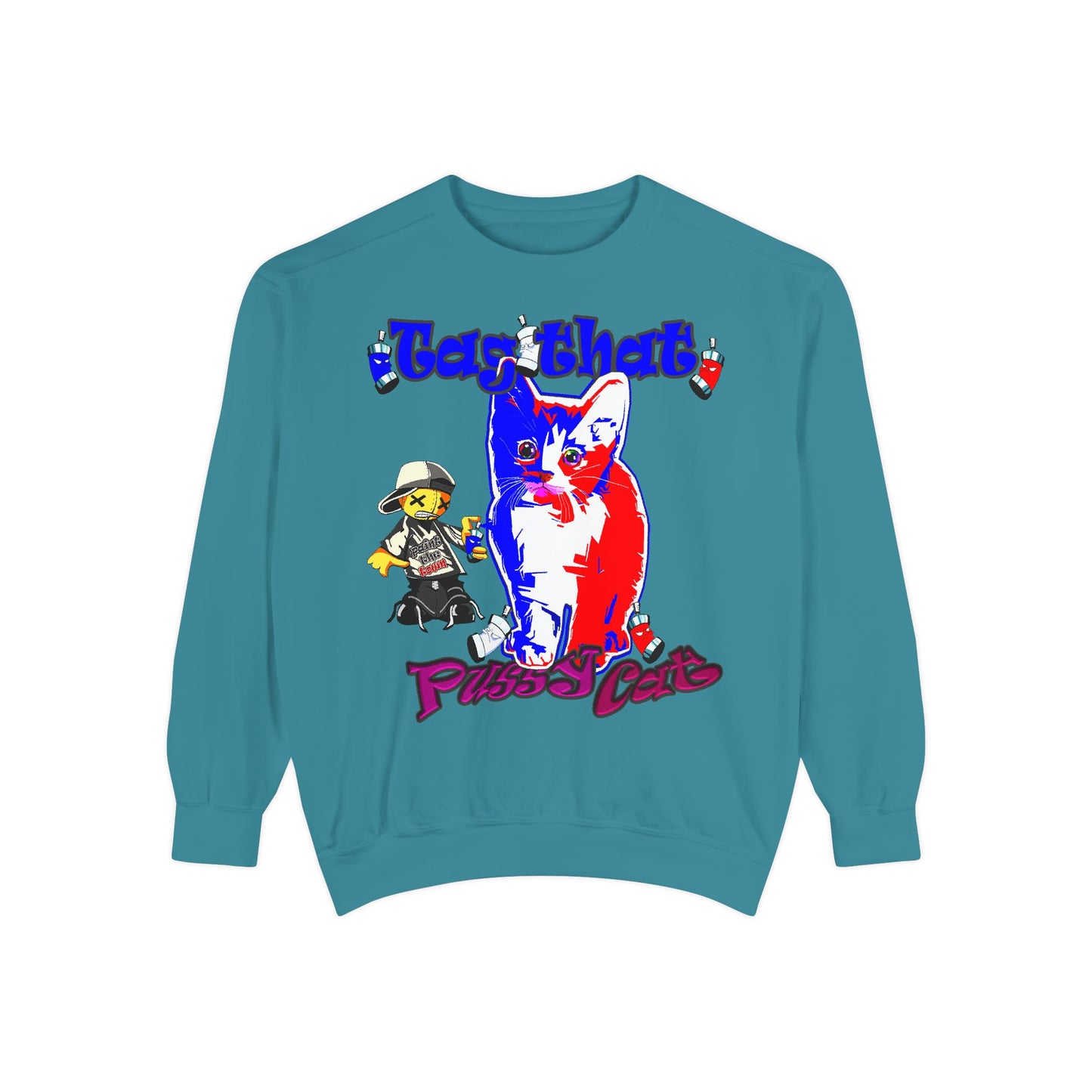 tag that - Unisex Garment-Dyed Sweatshirt