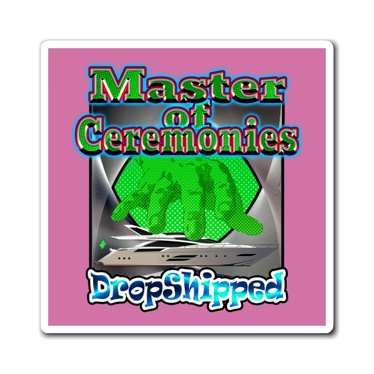 logo - Magnets - (light pink)