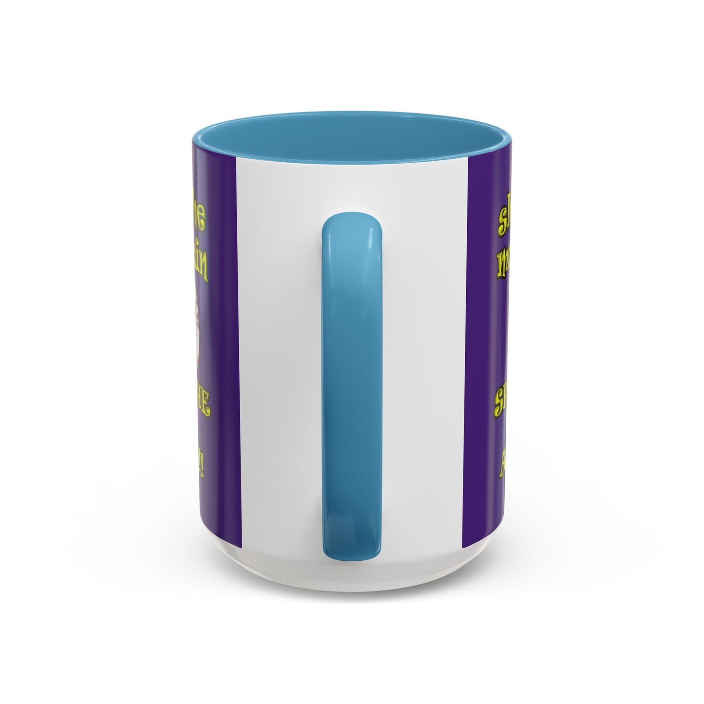 shoot the moon again - Accent Mug (purple)