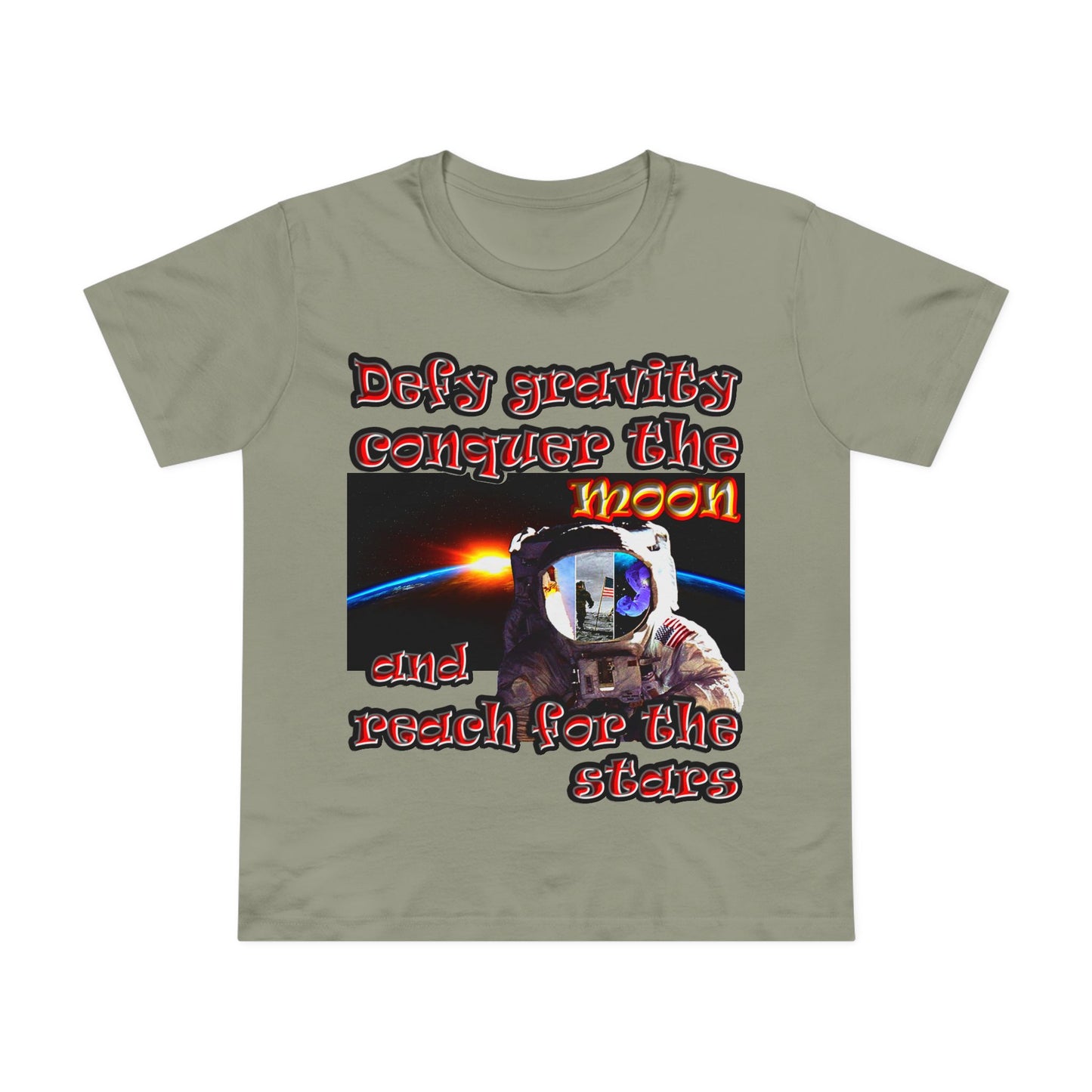 defy conquer reach - Women’s Maple Tee
