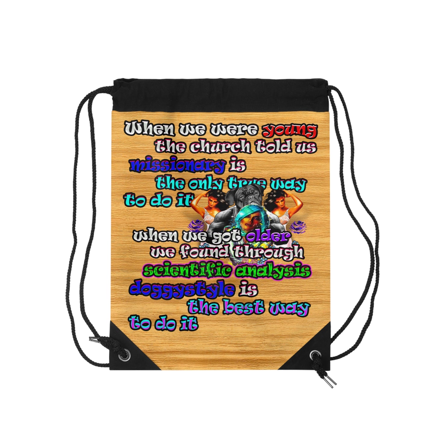 doggystyle - Drawstring Bag (butterscotch wood finish)