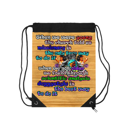 doggystyle - Drawstring Bag (butterscotch wood finish)