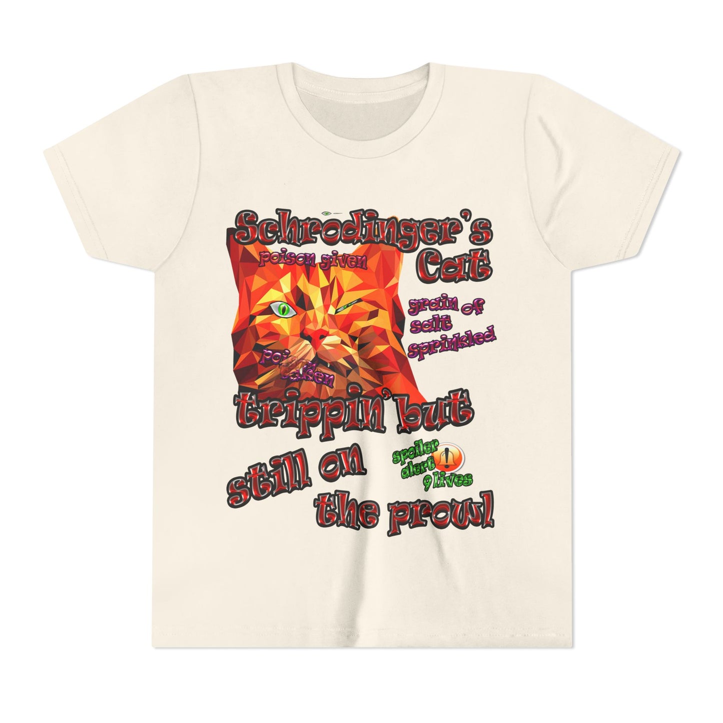 schrodinger's cat - Youth Short Sleeve Tee