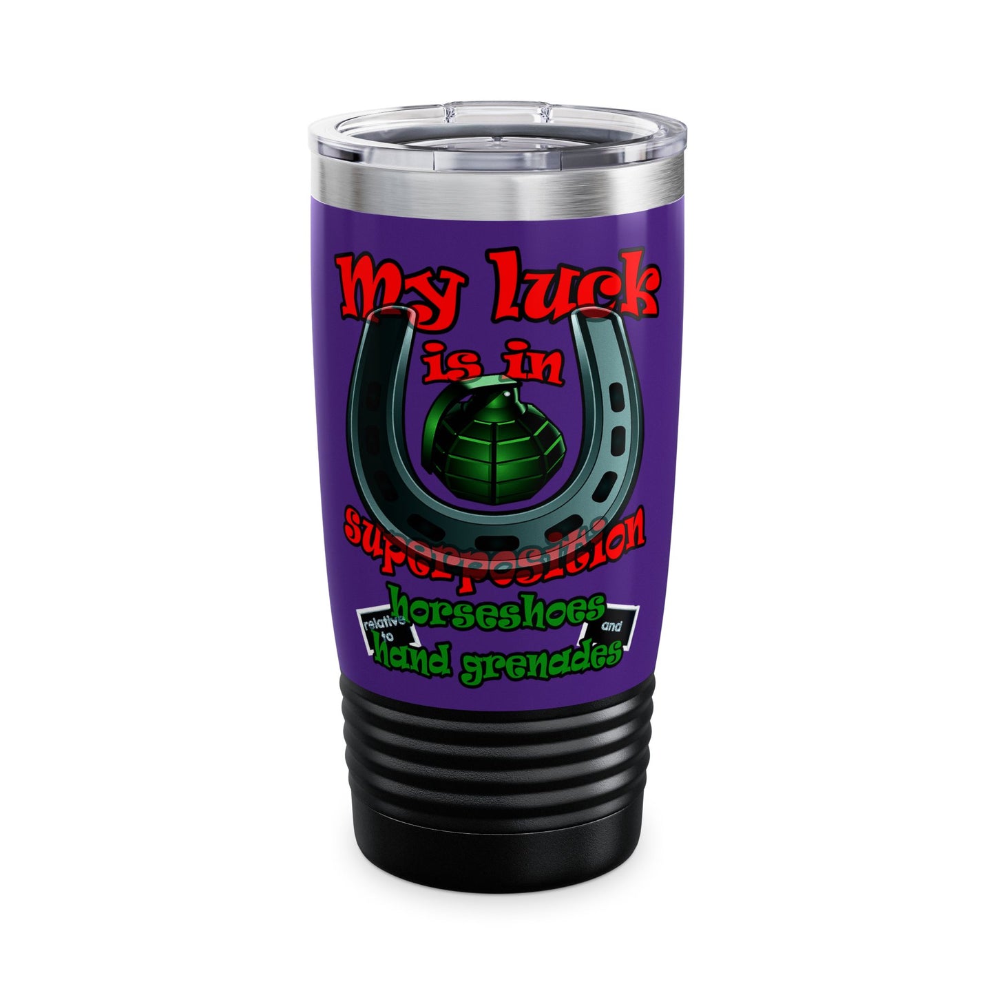 my luck - Ringneck Tumbler, 20oz (purple)
