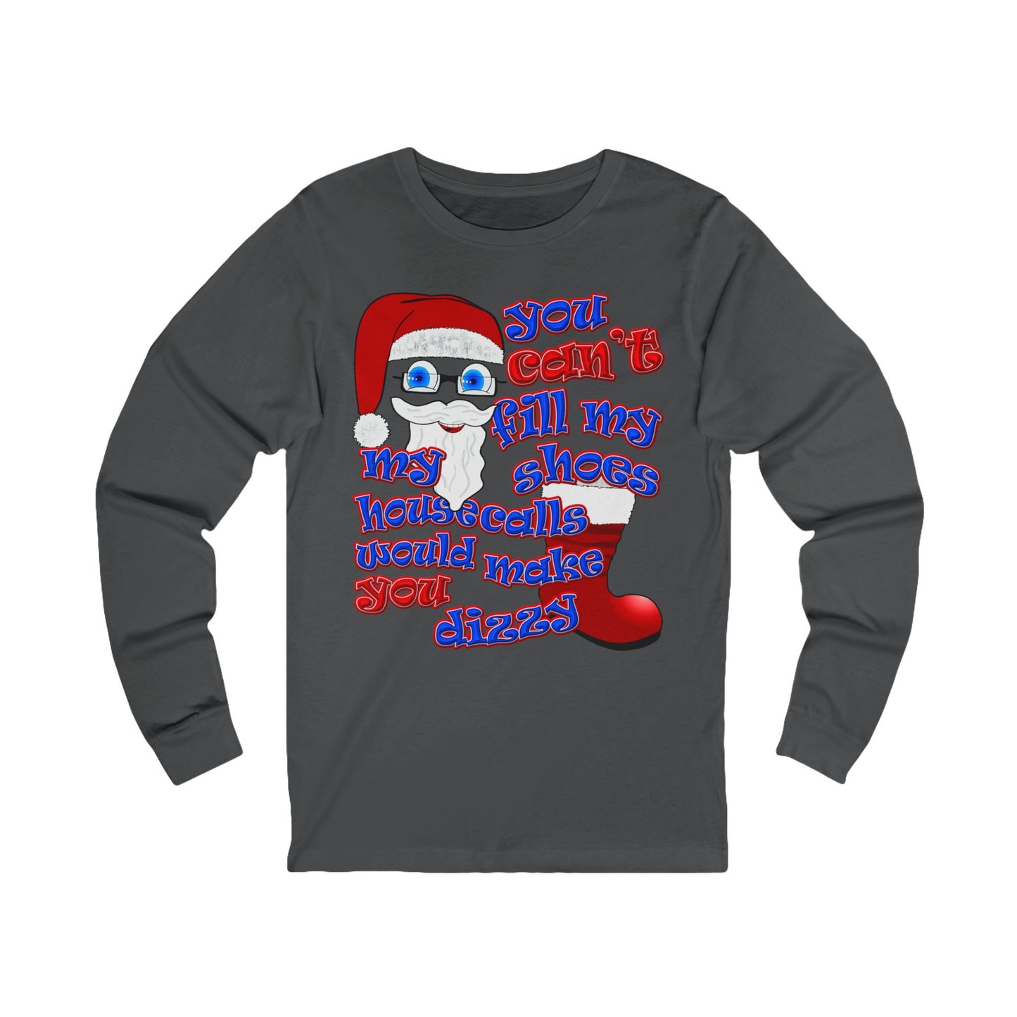 santa's shoes - Unisex Jersey Long Sleeve Tee