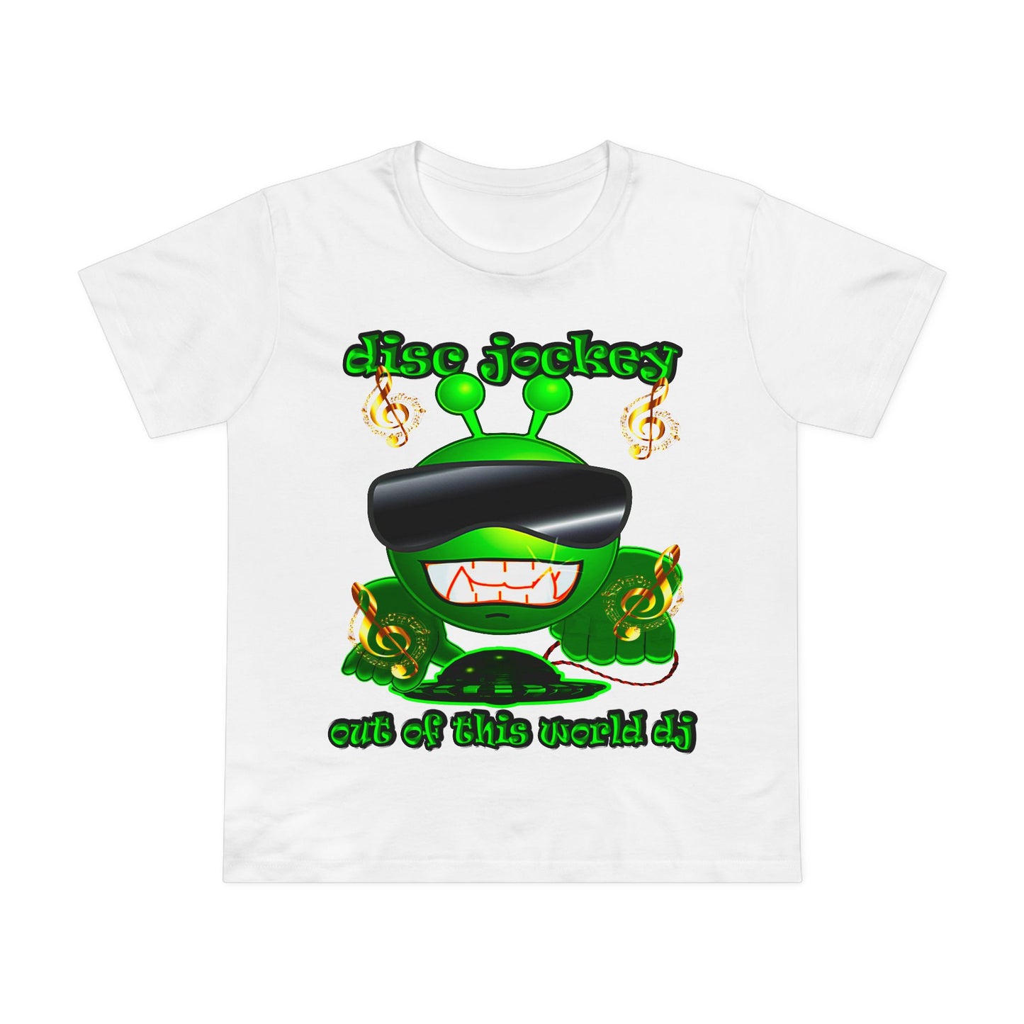 disc jockey - Women’s Maple Tee