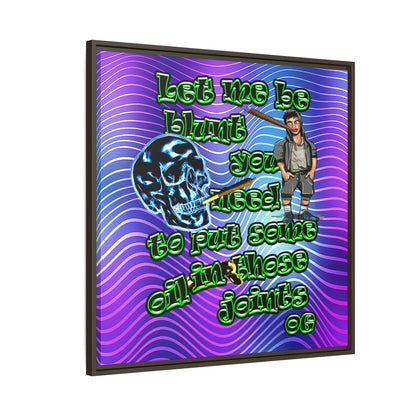 og - framed canvas art (purple wave)