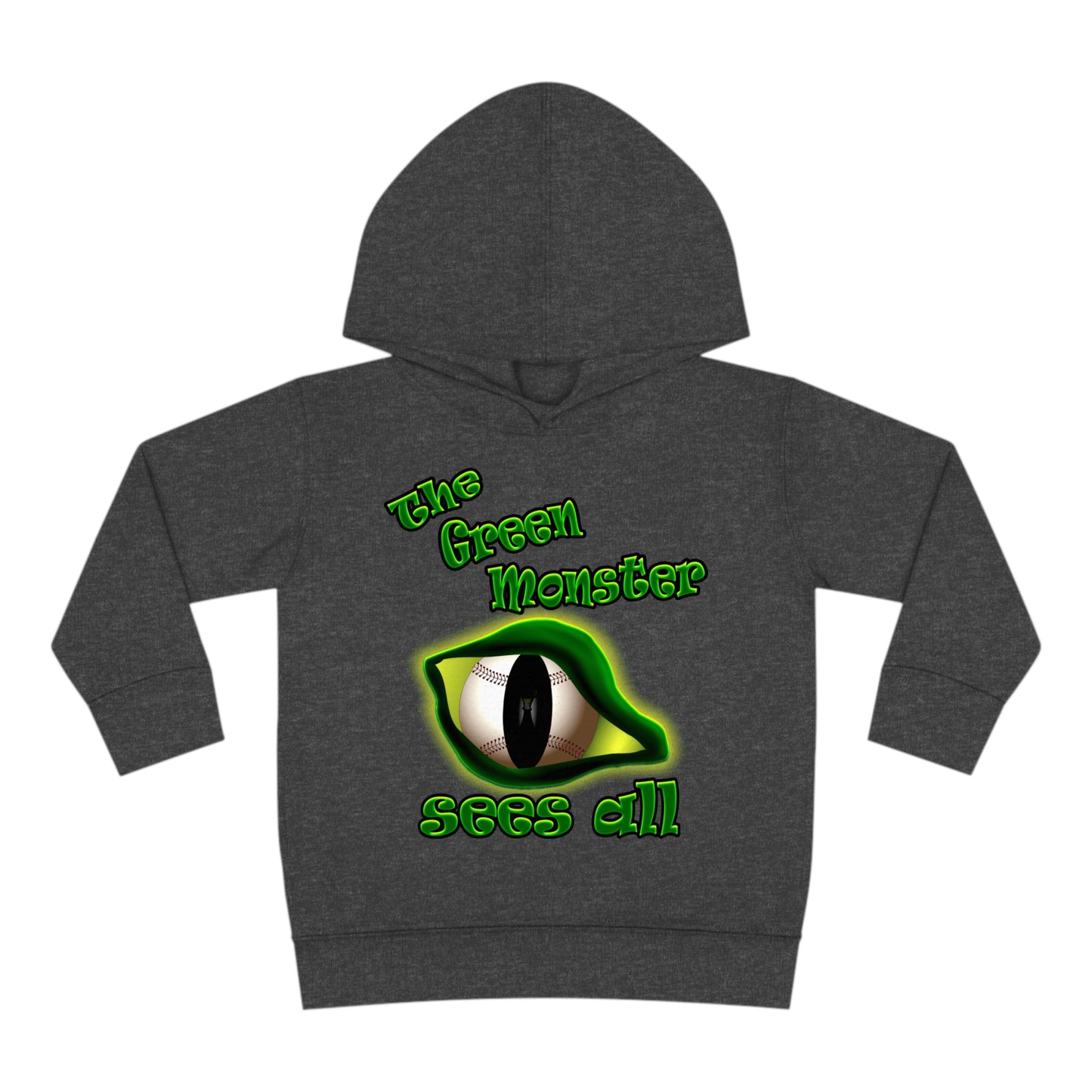 green monster - Toddler Pullover Fleece Hoodie
