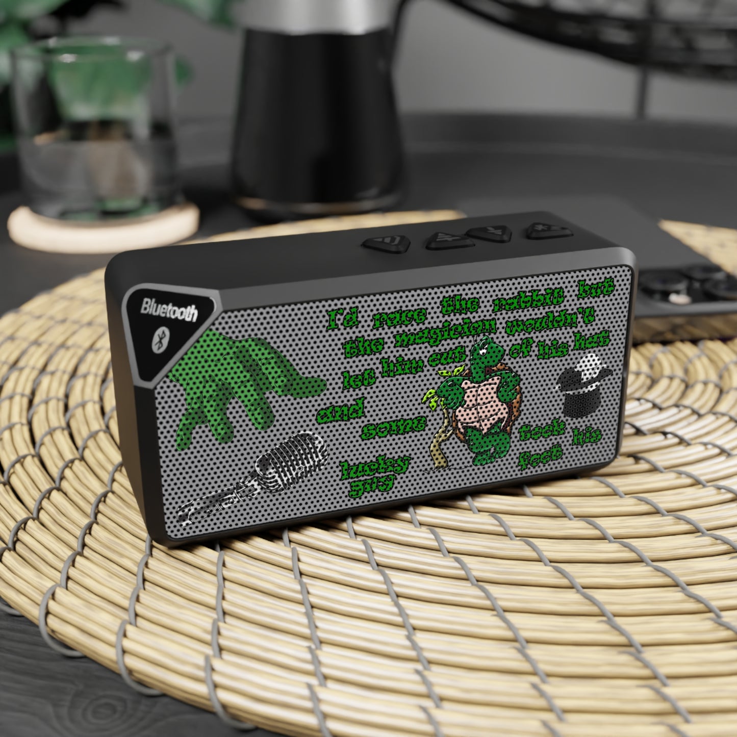 turtle race - Jabba Bluetooth Speaker (grey)