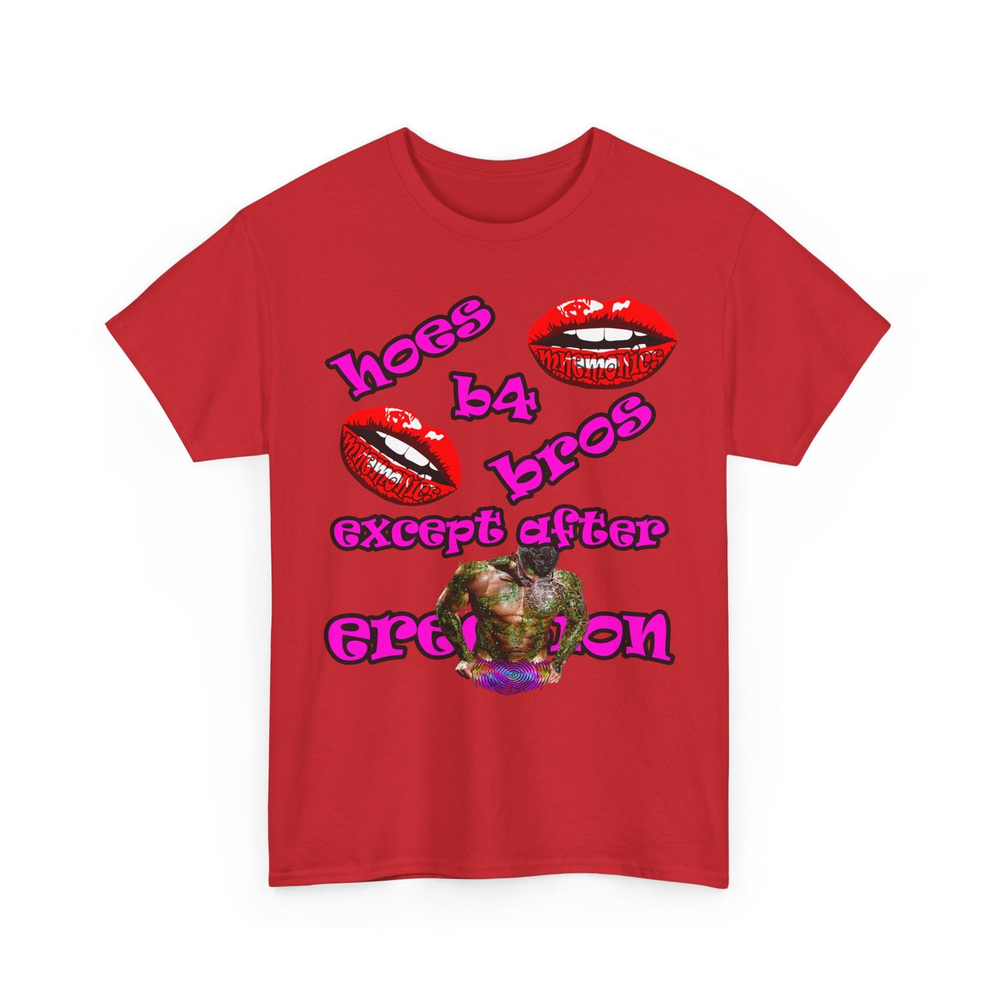 hoes b4 bros - Unisex Heavy Cotton Tee