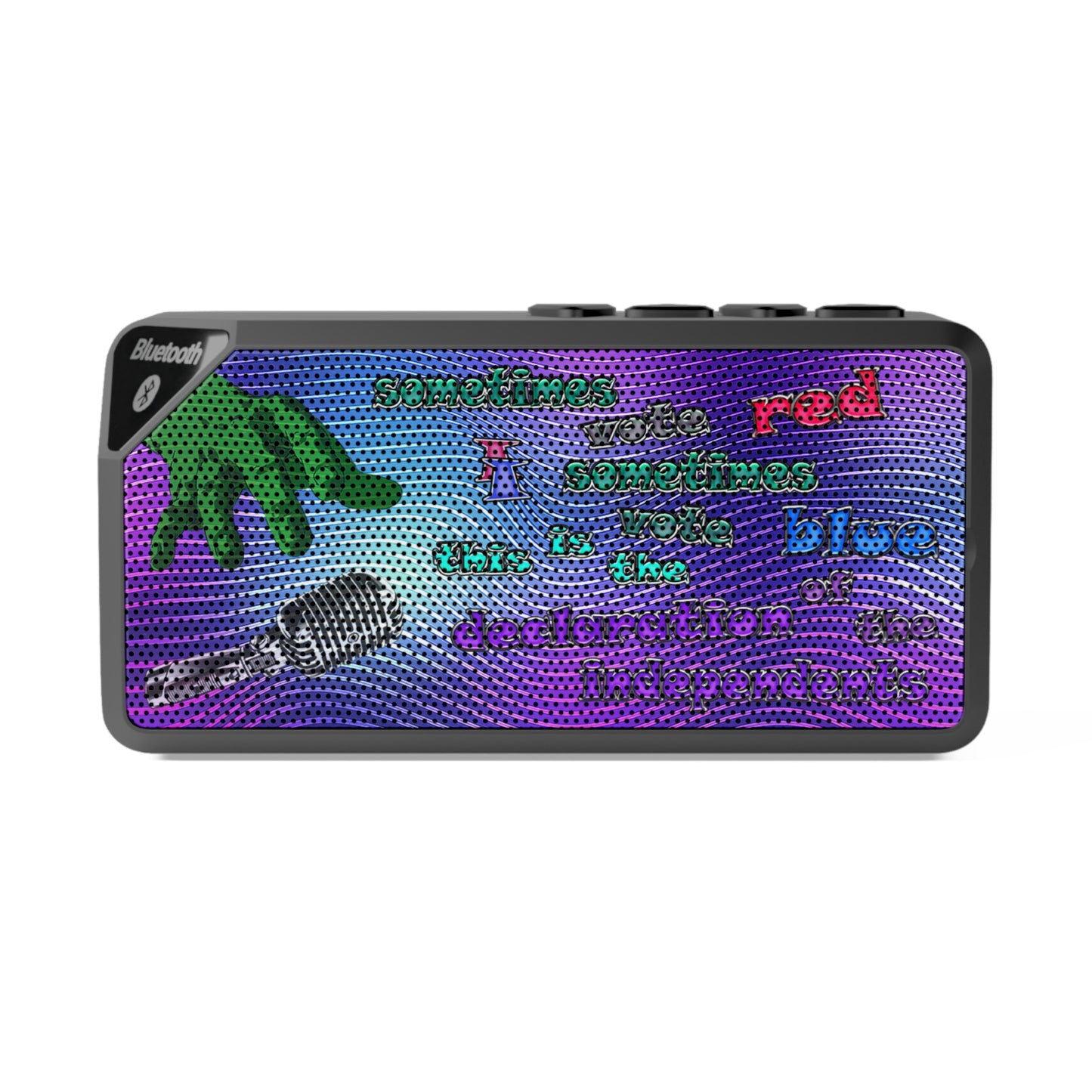 declaration of the independents - Jabba Bluetooth Speaker (purple wave)