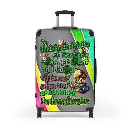 christmas spirits of boston - Suitcase (rainbow split)
