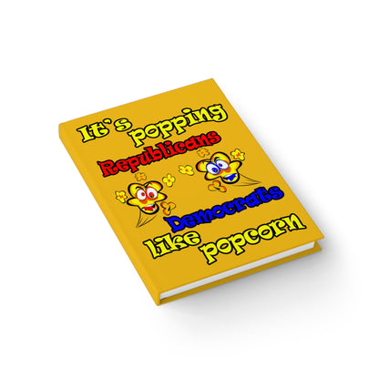 popping like popcorn - journal-blank (yellow)