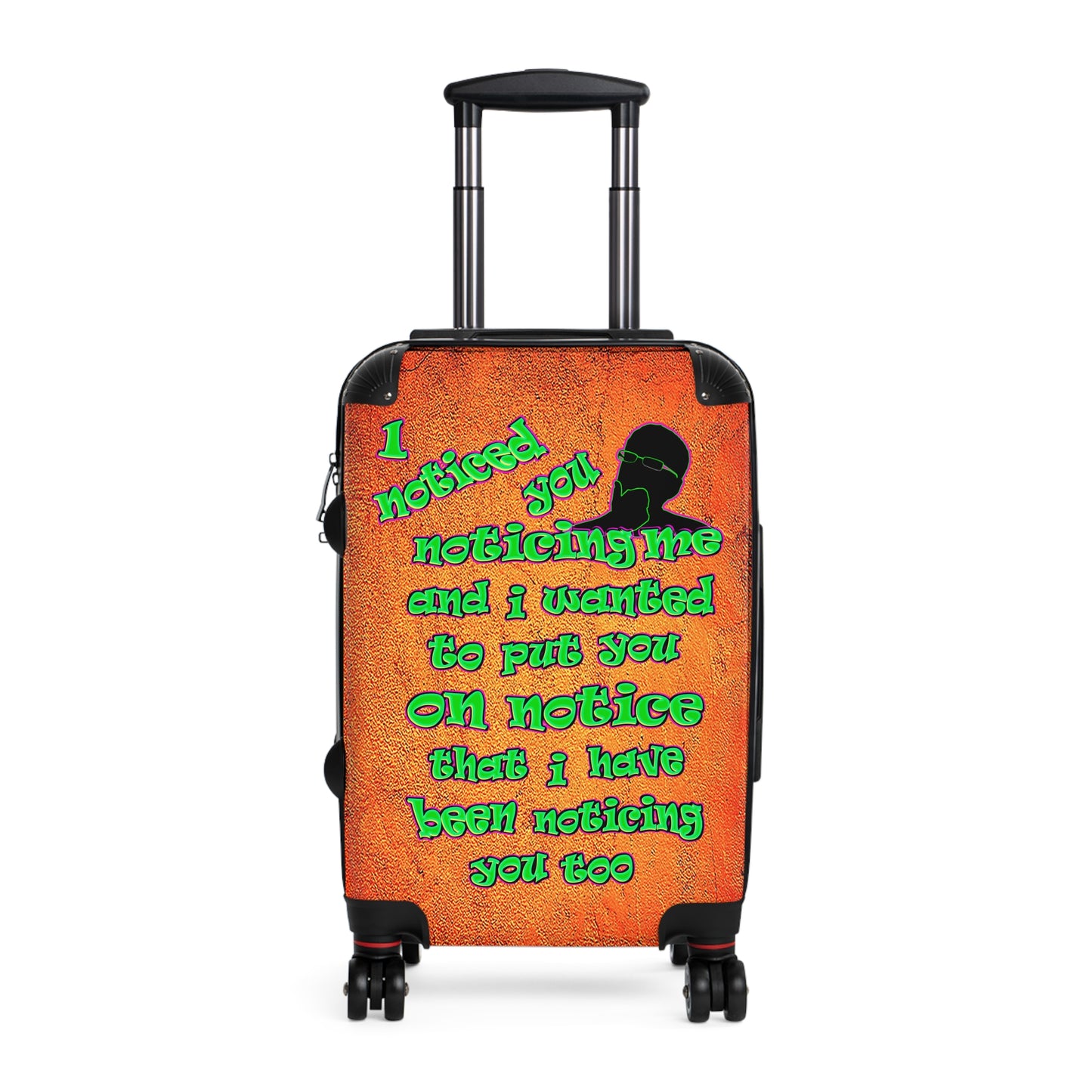noticed you noticing - Suitcase (burnt orange)