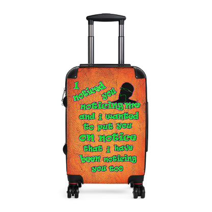 noticed you noticing - Suitcase (burnt orange)