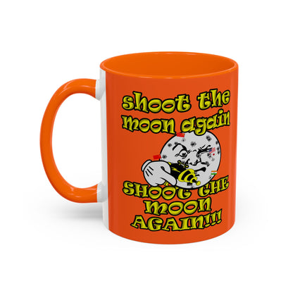 shoot the moon again - Accent Mug (orange)