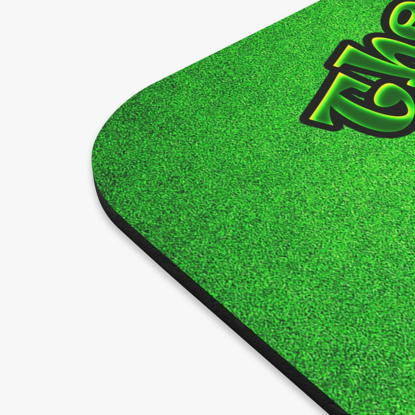 green monster - Mouse Pad (Rectangle) (green turf)