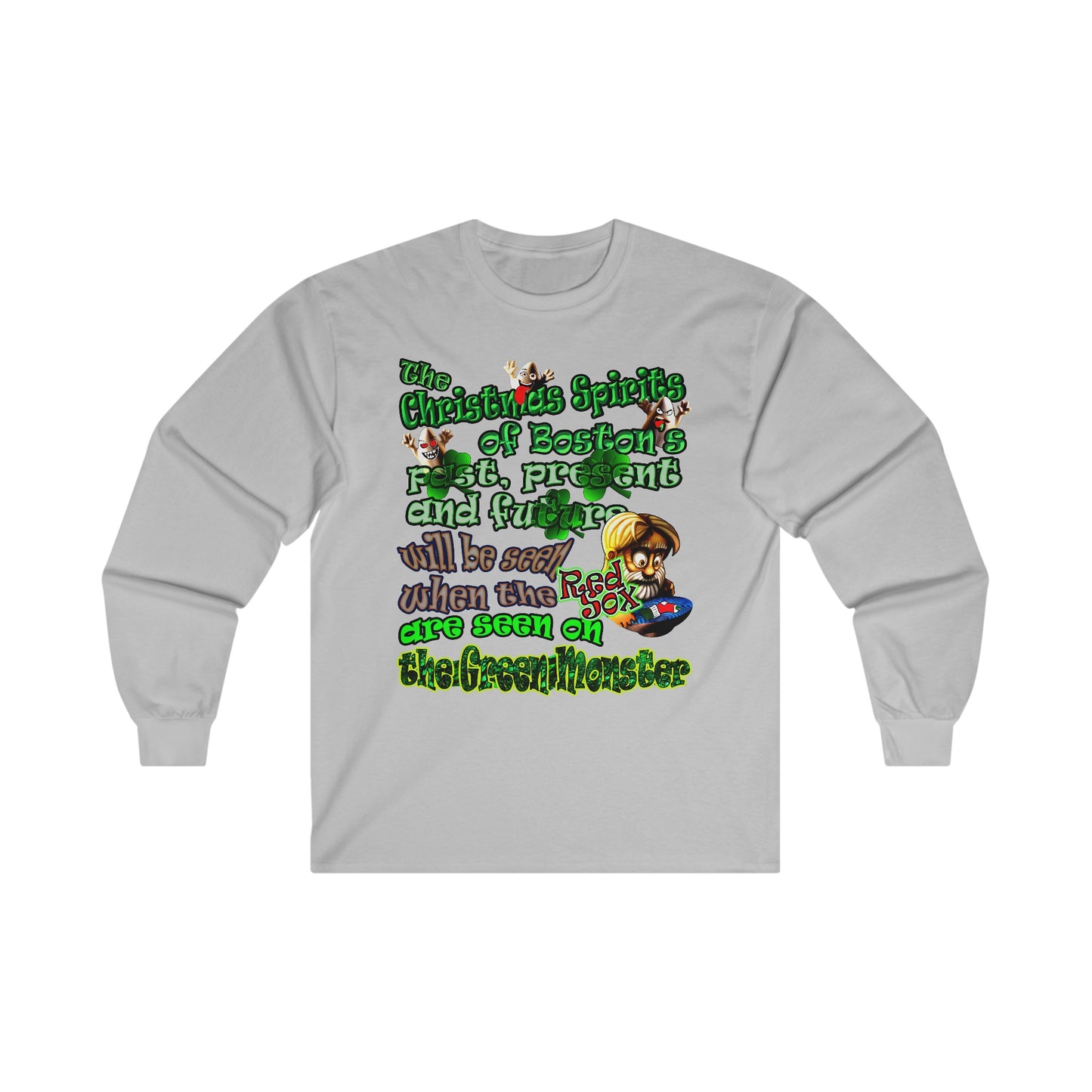 christmas spirits of boston - Ultra Cotton Long Sleeve Tee
