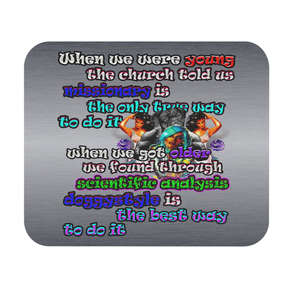 doggystyle - Mouse Pad (Rectangle) (brushed nickel)