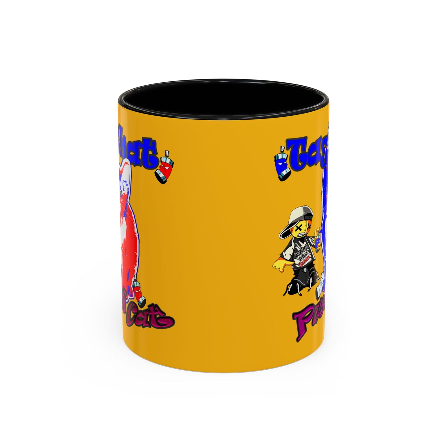 tag that - Accent Mug (yellow)