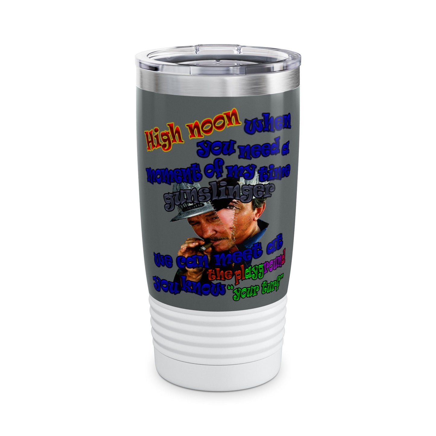 high noon - Ringneck Tumbler, 20oz (dark grey)