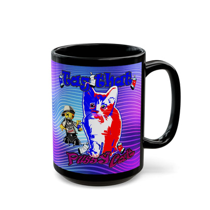 tag that - Black Mug (purple wave)